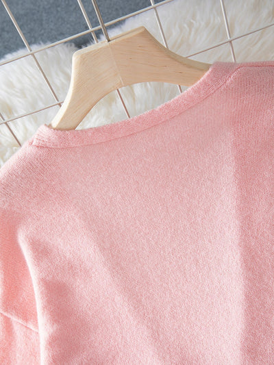Abrigo Suéter Elegante Suelto con Bolsillos para Mujer - Otoño e Invierno - Image 17