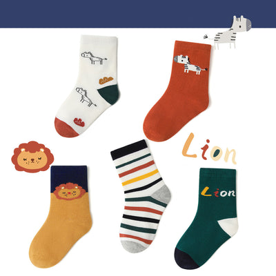 Calcetines Deportivos de Algodón para Niños - Primavera y Otoño - Image 10