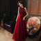 Vestido de Noche Elegante con Flecos para Fiesta y Compromiso