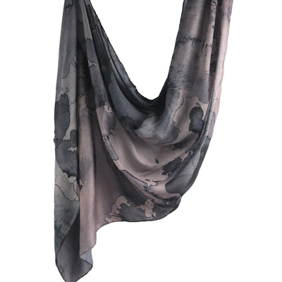 Pañuelo de Seda Estampado Mármol Étnico Premium - Image 13