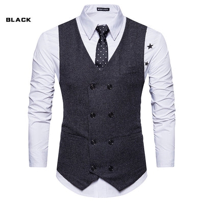 Chaleco de Lana Doble Botonadura para Hombre - Image 6