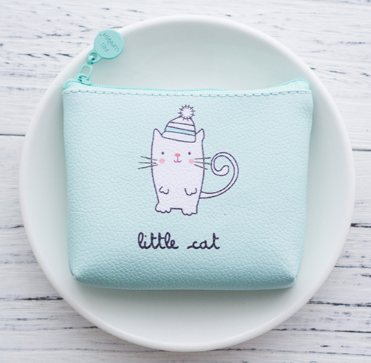 Billetera Compacta para Mujer con Diseño de Gato - Cartera de Cuero PU con Monedero - Image 12