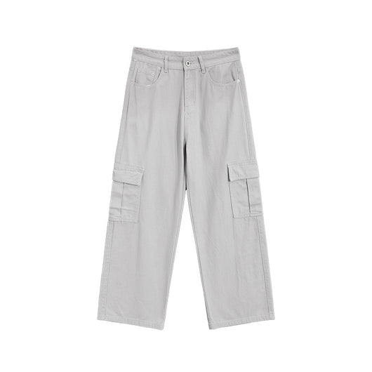 Overol Ancho de Pierna con Bolsillos Grandes - Jeans Casual - Image 7