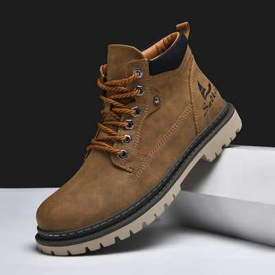 Bota de Trabajo Estilo Británico Clásico para Hombre - Image 7