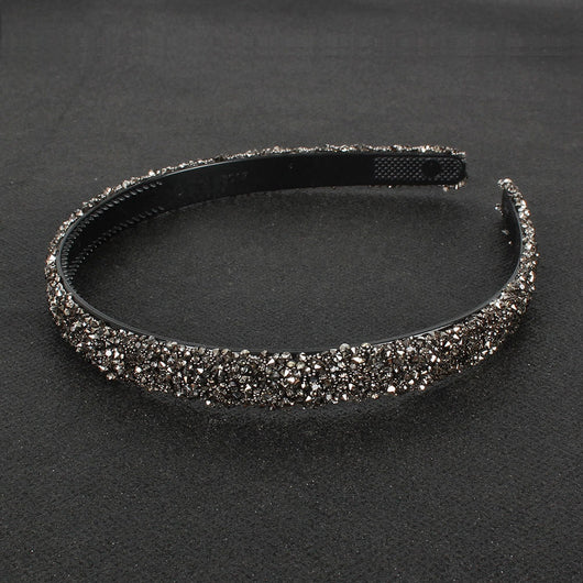 Diadema Semicircular Retro con Diamantes de Colores - Image 7