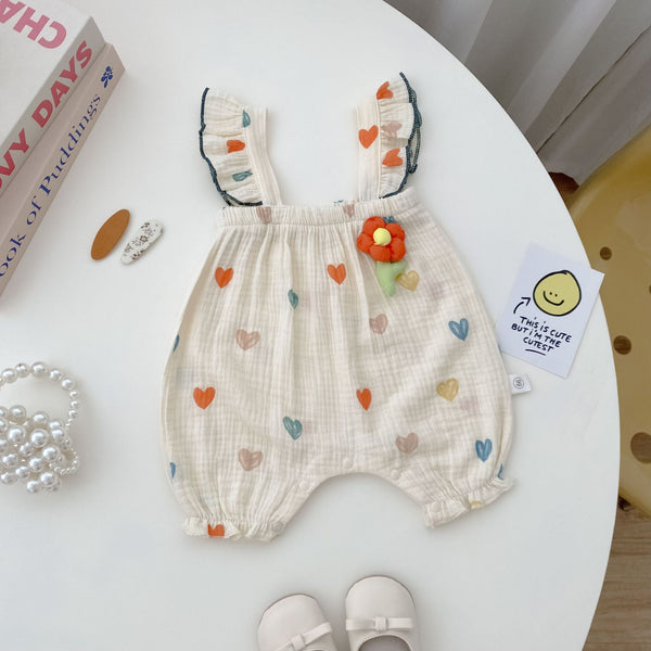 Mono Floral sin Mangas para Bebé Niña - Diseño Fashion Cómodo