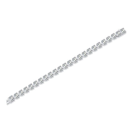 Pulsera de Plata Lujo Diario - Conjunto Elegante con Moissanita Premium y Baño de Platino - Image 11