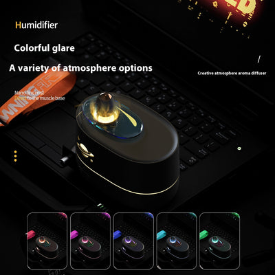 Difusor Aromático con Llama LED y Humidificador de Escritorio - Image 4