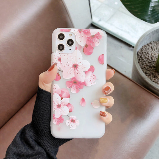 Funda Floral Transparente Creativa para Celular - Image 2
