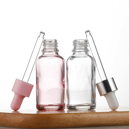 Botella Gotero de Vidrio Ámbar Protección Solar para Cosméticos - Image 13