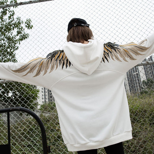 Sudadera con Capucha Alas de Ángel para Mujeres