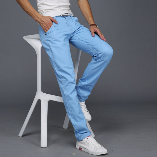 Pantalones Casuales Slim Rectos para Hombre - Estilo Versátil - Image 6