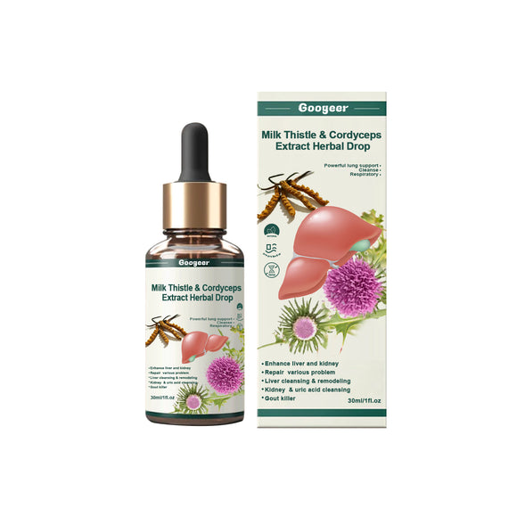 Gotas de Cordyceps Sinensis y Cardo Mariano - Energía Natural contra el Cansancio
