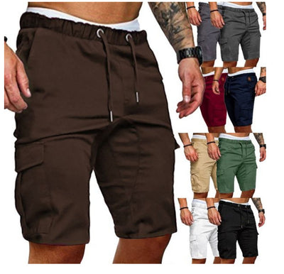 Pantalones Cortos Ajustados con Cintura Elástica para Hombre
