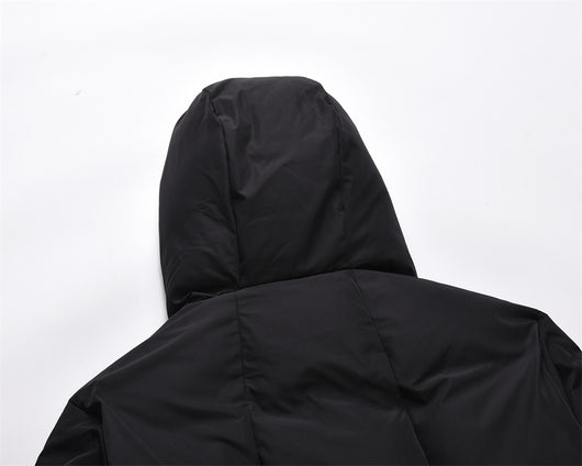Chamarra Acolchada Suelta con Cuello Alto de Algodón - Image 8