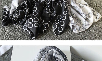 Pashmina Elegante Estilo Occidental - Bufanda Fina de Seda para Invierno - Image 3