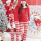 Pijamas Navideños a Juego para Padres e Hijos con Diseño Impreso