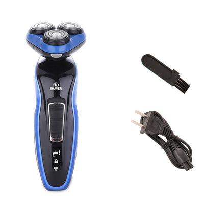 Afeitadora Eléctrica 4 en 1 con Triple Hoja y Recortadora Recargable para Hombre - Image 5