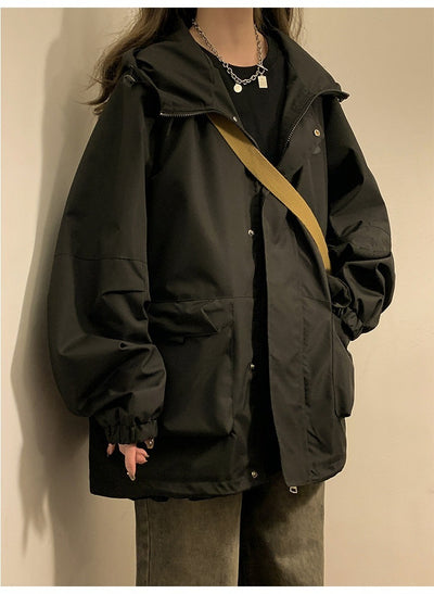 Chaqueta Estilo Americano Suelta Unisex - Diseño Tooling Versátil - Image 4