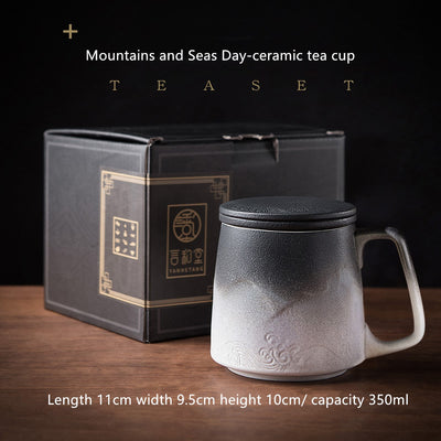Taza de Té con Filtro Integrado y Tapa para Oficina - Image 27