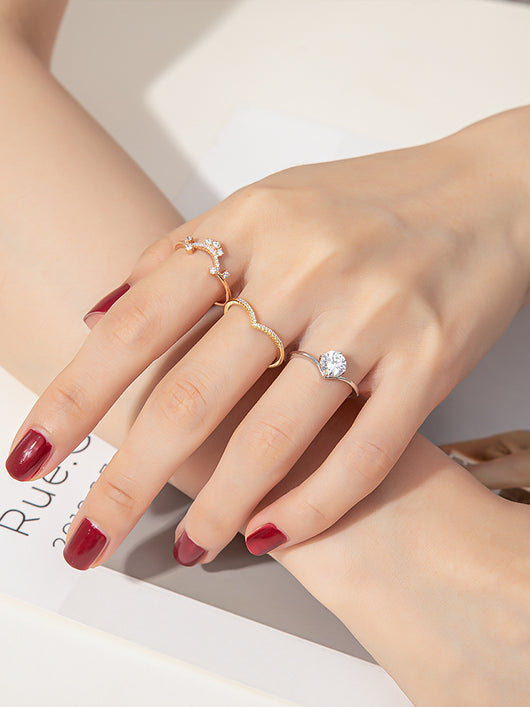 Anillo de Tres Piezas Elegante - Image 3