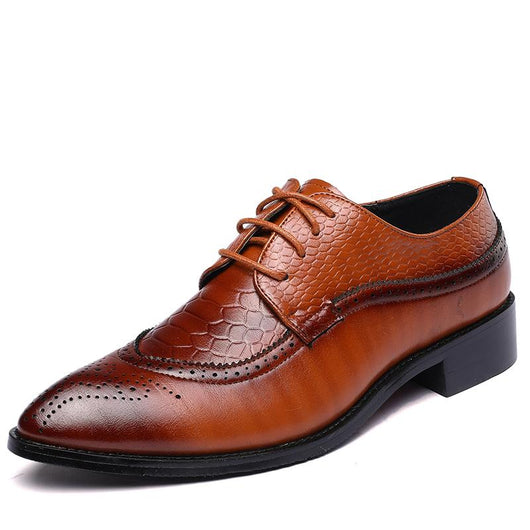 Zapatos Oxford de Cuero para Hombre - Mocasines Elegantes con Cordones - Image 12