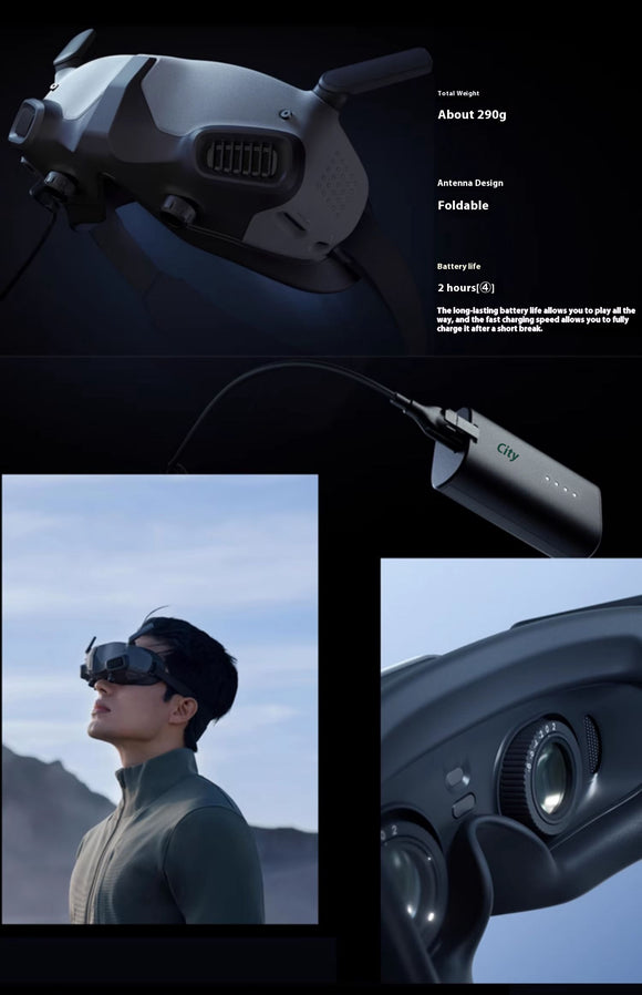 Gafas FPV O3 Sky End con Transmisión Digital de Imagen