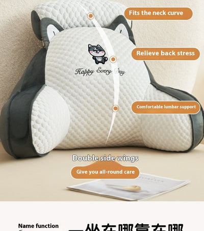 Almohada de Apoyo Lumbar Grande con Relleno Suave - Image 42