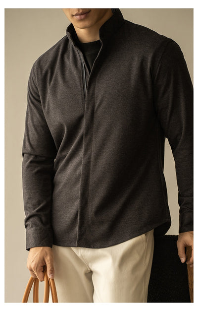 Camisa Slim Casual para Otoño e Invierno - Image 10