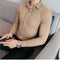 Camisa Ejecutiva Coreana Slim Fit de Punto Elástico para Hombre