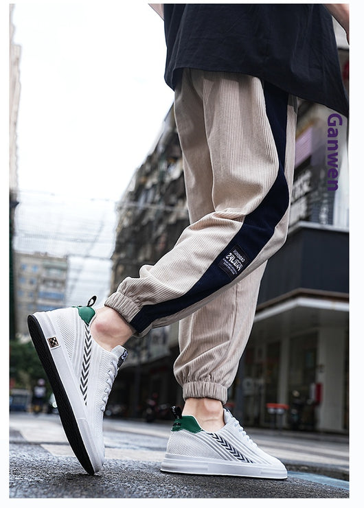 Zapatillas Deportivas Tejidas con Alzas Invisibles para Hombre - Image 14