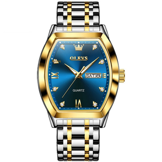 Reloj de Negocios Cuarzo Barril Auténtico para Hombre - Image 9