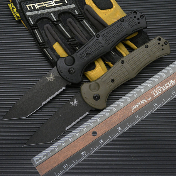Cuchillo Plegable D2 de Alta Dureza 9070 - Acero Premium