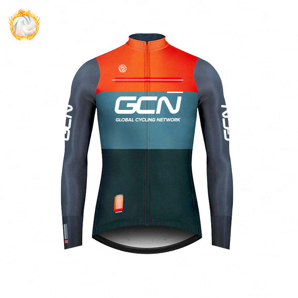 Jersey de Ciclismo Fleece Manga Larga - Serie Invierno GCN