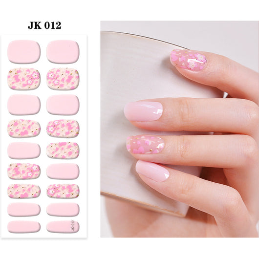 Pegatinas de Uñas UV Gel Semi-curadas Impermeables - Pure Desire Wind Wear - Image 16