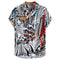 Camisa Estampada con Solapa