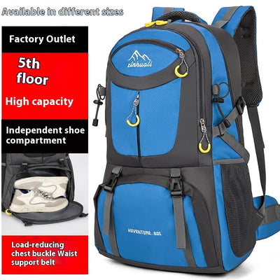 Mochila de Montaña 60L de Gran Capacidad para Senderismo Hombre y Mujer - Image 6