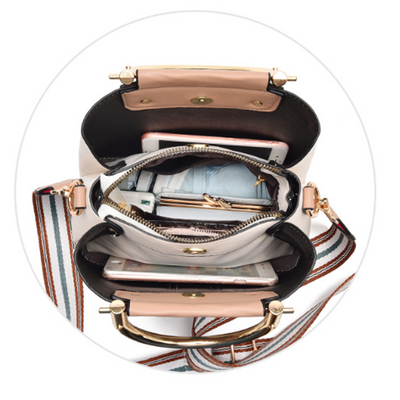 Bolso de Tres Capas con Contraste - Image 11