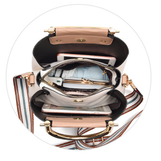 Bolso de Tres Capas con Contraste - Image 11