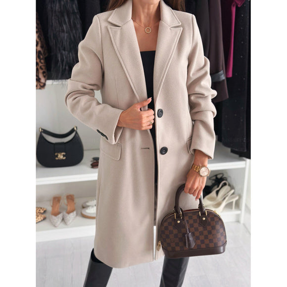 Abrigo de Lana para Mujer Otoño Invierno