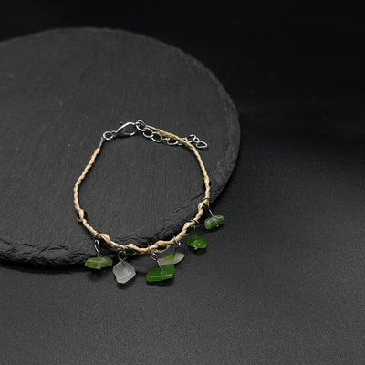 Pulsera Tejida en Rafia con Piedra Natural - Image 16