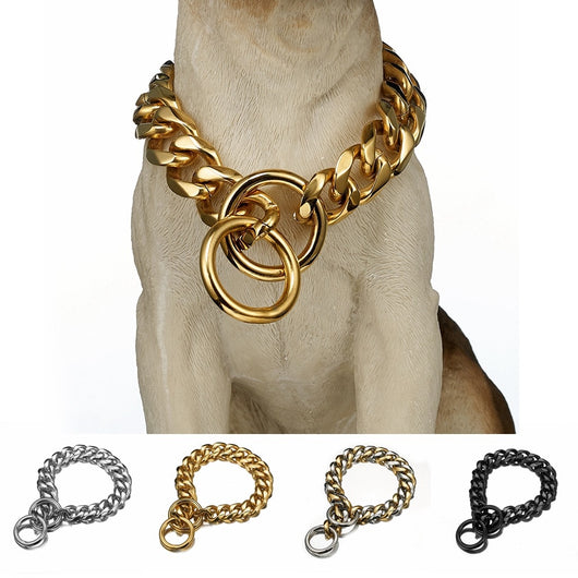 Collar de Cadena P en Acero Inoxidable para Perros - Image 3
