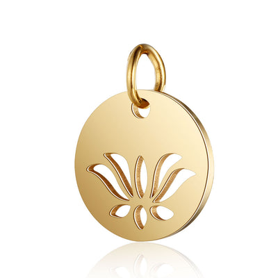 Colgante Flor de Loto en Acero Inoxidable - Image 10
