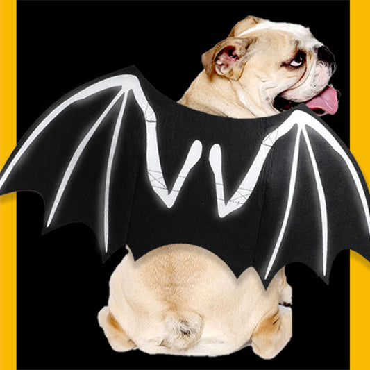 Alas Luminosas para Perros - Disfraz de Murciélago Brillante