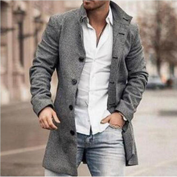Abrigo Casual Largo en Bolsa - Comodidad y Estilo