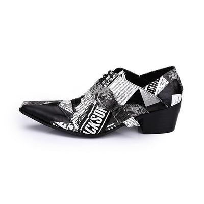 Zapatos Casuales de Cuero con Cordones y Plantilla Transpirable para Hombre - Image 3