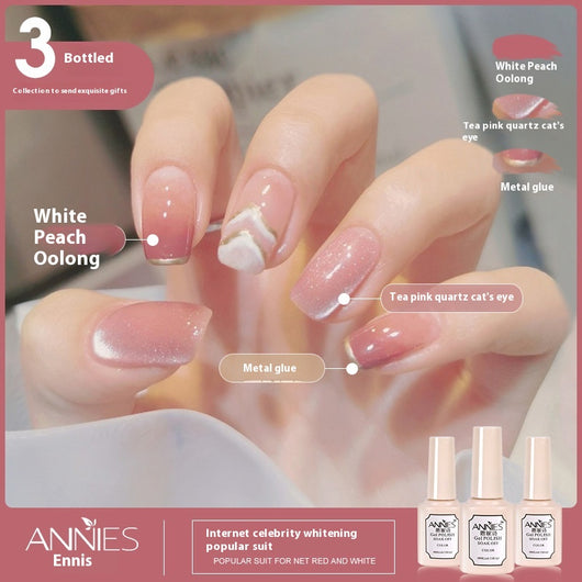Set de Esmalte de Gel Nude Hielo Tricolor 2024 - Colección Jelly - Image 9