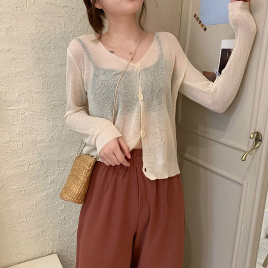 Suéter Ligero de Manga Larga para Mujer - Perfecto para Verano - Image 3