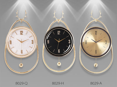 Reloj de Pared Cabeza de Ciervo Nórdico Lujo Minimalista - Image 5