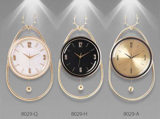 Reloj de Pared Cabeza de Ciervo Nórdico Lujo Minimalista - Image 5